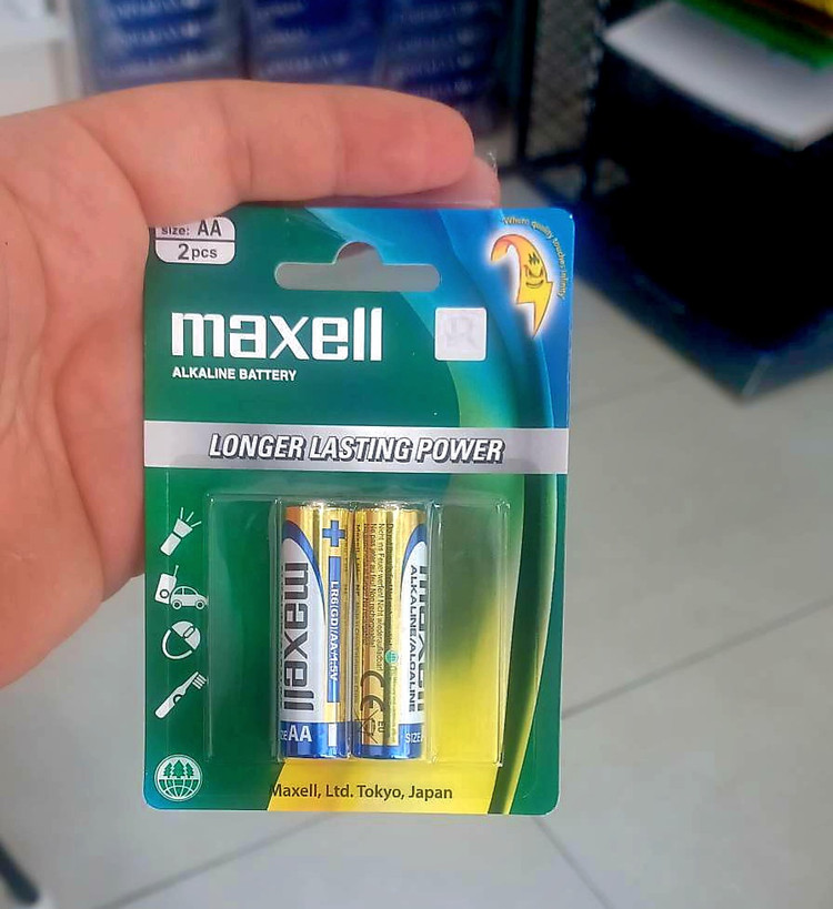 باتری قلمی مکسل مدل ALKALINE BATTERY بسته دو عددی