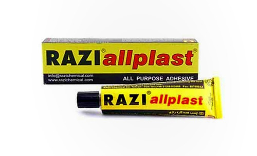 چسب همه کاره رازی مدل Allplast حجم 50 میلی لیتر