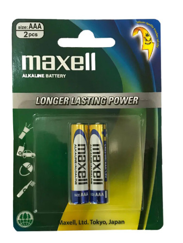 بسته ۲ عددی باتری نیمقلمی مکسل (Maxell AAA) – عملکرد قدرتمند و طول عمر بالا