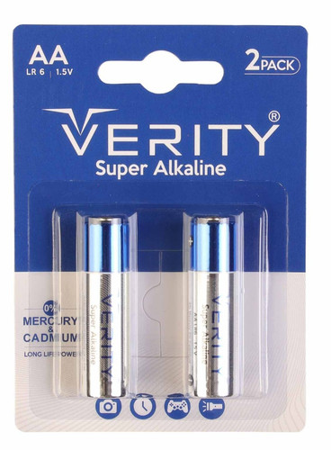 باتری قلمی وریتی سوپر آلکالاین مدل Super Alkaline بسته ۲ عددی