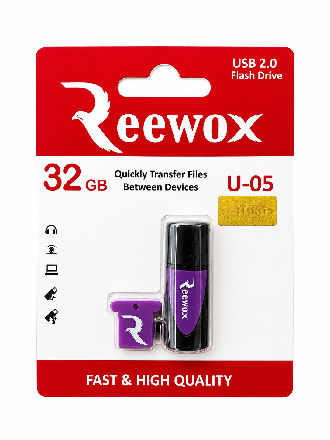 فلش مموری Reewox مدل U-05 ظرفیت 32GB | USB 2.0