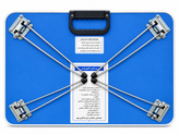 میز تحریر رنگی پارس مدل تاشو سایز 45×63 سانتیمتر | مناسب مطالعه و نقاشی