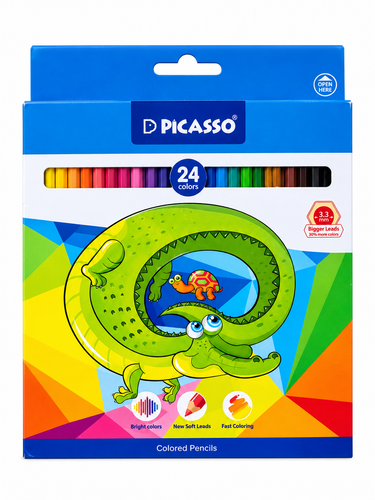 مداد رنگی ۲۴ رنگ پیکاسو | خرید و قیمت مداد رنگی Picasso