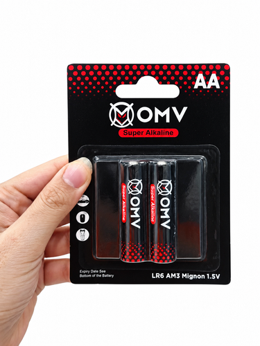 باتری قلمی OMV مدل Super Alkaline بسته ۲ عددی