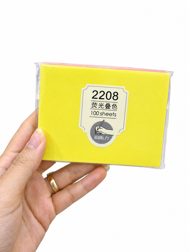استیک نوت چسبدار 2208 سایز 100×76 میلیمتر | 100 برگ