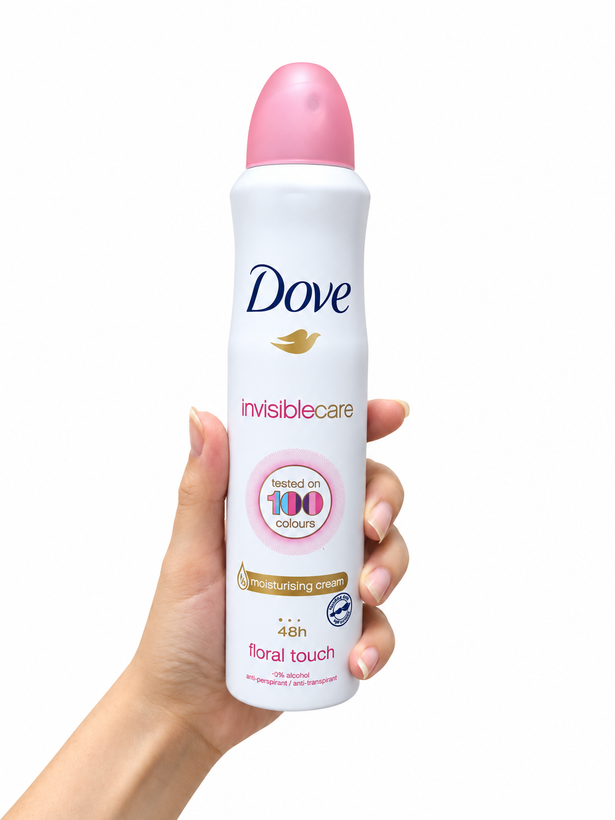 اسپری ضد تعریق داو Invisible Care Floral Touch مدل Floral Touch با ماندگاری ۴۸ ساعت