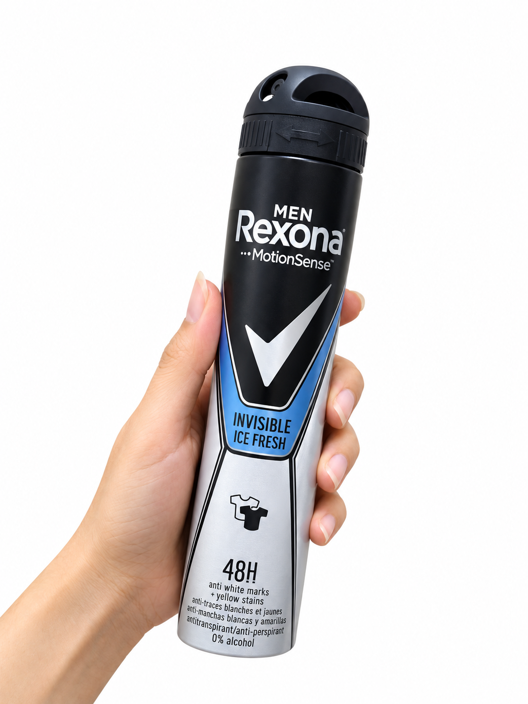 اسپری ضد تعریق مردانه رکسونا MotionSense Invisible Ice Fresh با محافظت ۴۸ ساعته