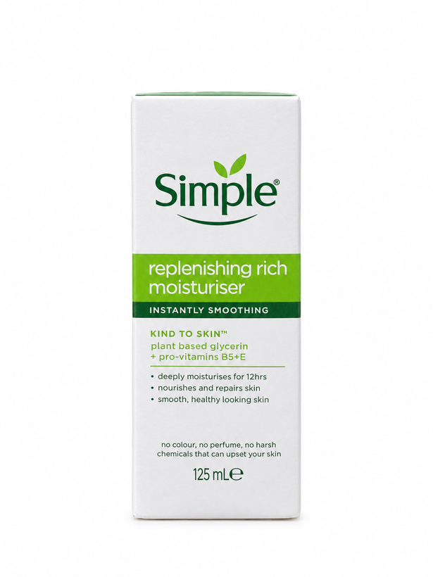 مرطوبکننده ریچ سیمپل مدل Replenishing Rich Moisturiser حجم 125 میلیلیتر